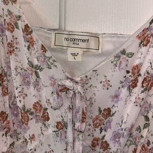 NO COMMENT Women’s Large Short Dress